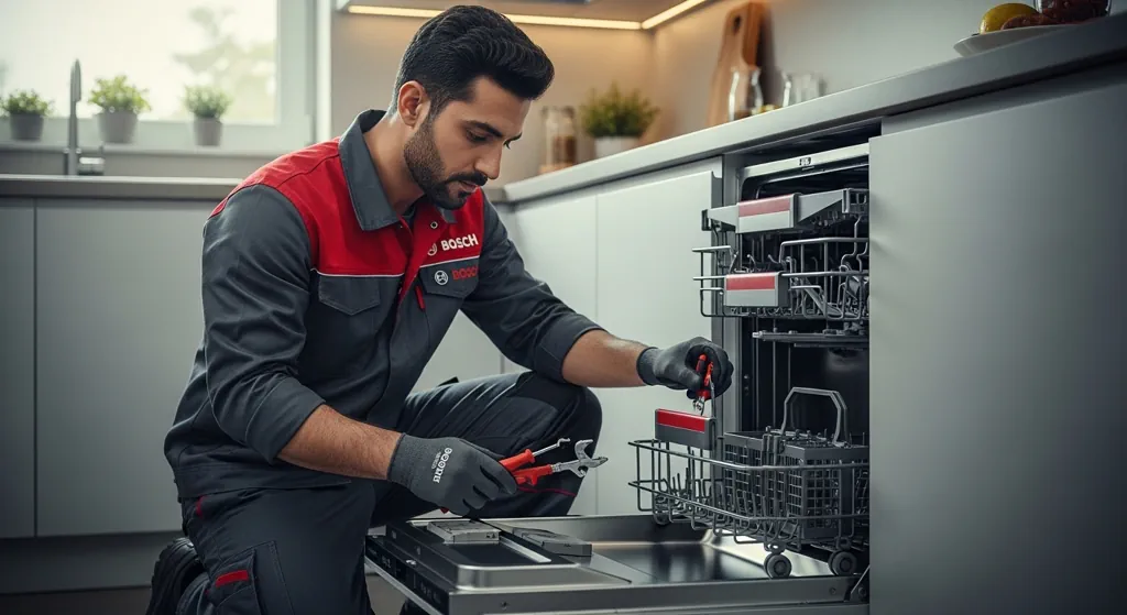 اهمیت سرویس دوره‌ای و جرم‌گیری ماشین ظرفشویی بوش