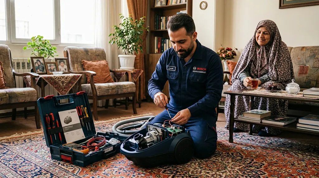 مشکلات رایج جاروبرقی بوش و روش عیب‌یابی آن‌ها